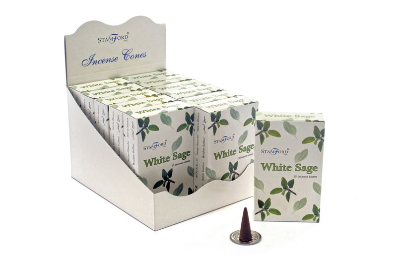 Cônes Stamford Premium - Sauge Blanche