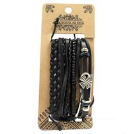 Set de Bracelet pour Homme - Noir (assortis)