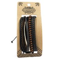 Set de Bracelet pour Homme - Sombre (assortis)