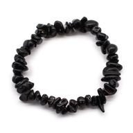 Bracelet en  Éclat de Pierre - Agate Noire