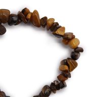Bracelet en Éclat de Pierre - Oeil du Tigre