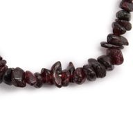 Bracelet en  Éclat de Pierre - Grenat Sanguine