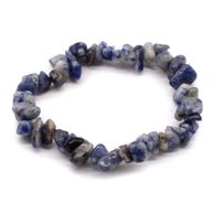 Bracelet en  Éclat de Pierre - Sodalite