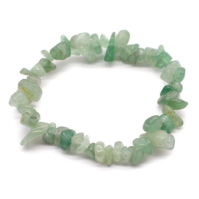 Bracelet en  Éclat de Pierre - Aventurine Verte