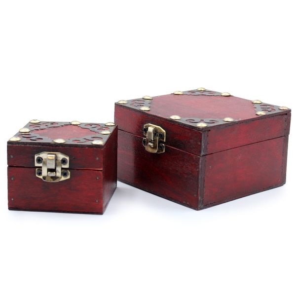 Lot de 2 Boites Carrées Gothiques