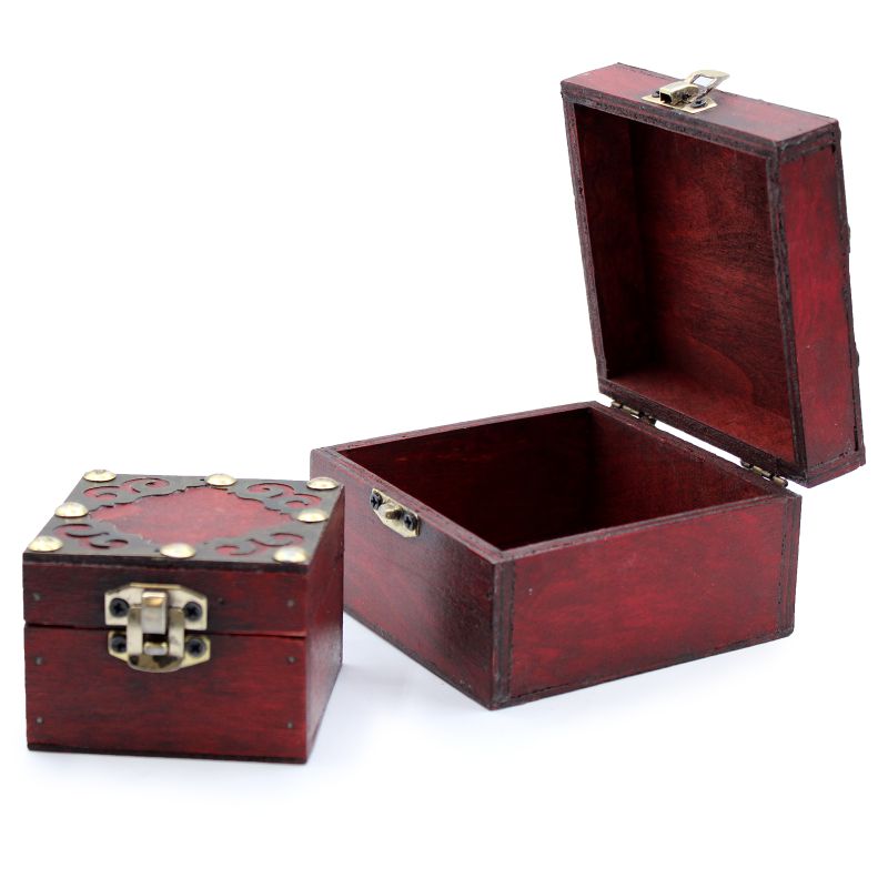 Lot de 2 Boites Carrées Gothiques