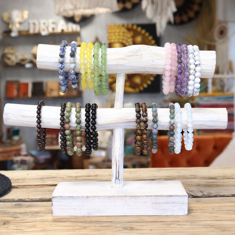 Bracelet de Puissance - Jaspe Blanc