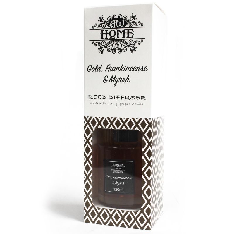 Diffuseur à Rotin – Or, Encens & Myrrhe 120ml