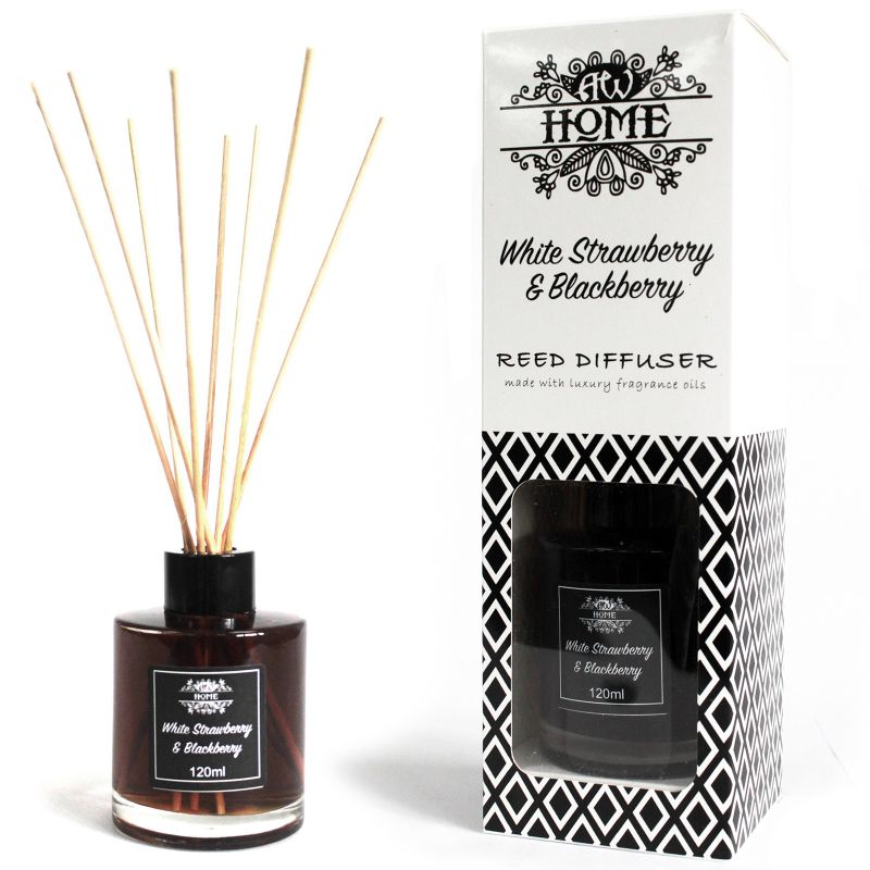 Diffuseur à Rotin – Fraise blanche & Mûres 120ml