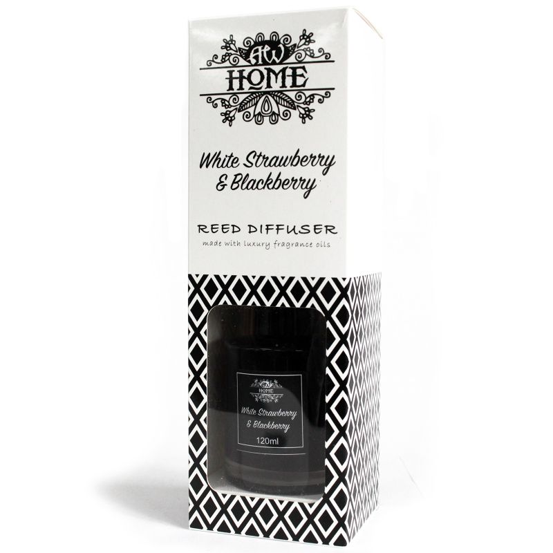 Diffuseur à Rotin – Fraise blanche & Mûres 120ml