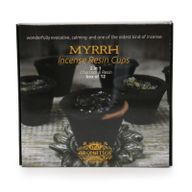 Boite de 12 Coupelles Résine - Myrrhe