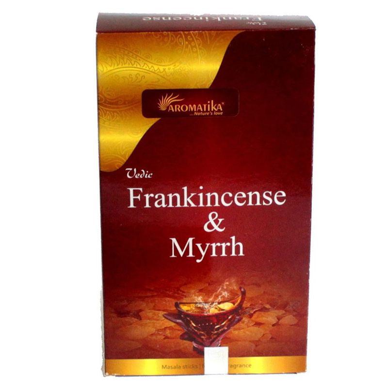 Bâtonnets d'Encens Védique- Encens & Myrrhe