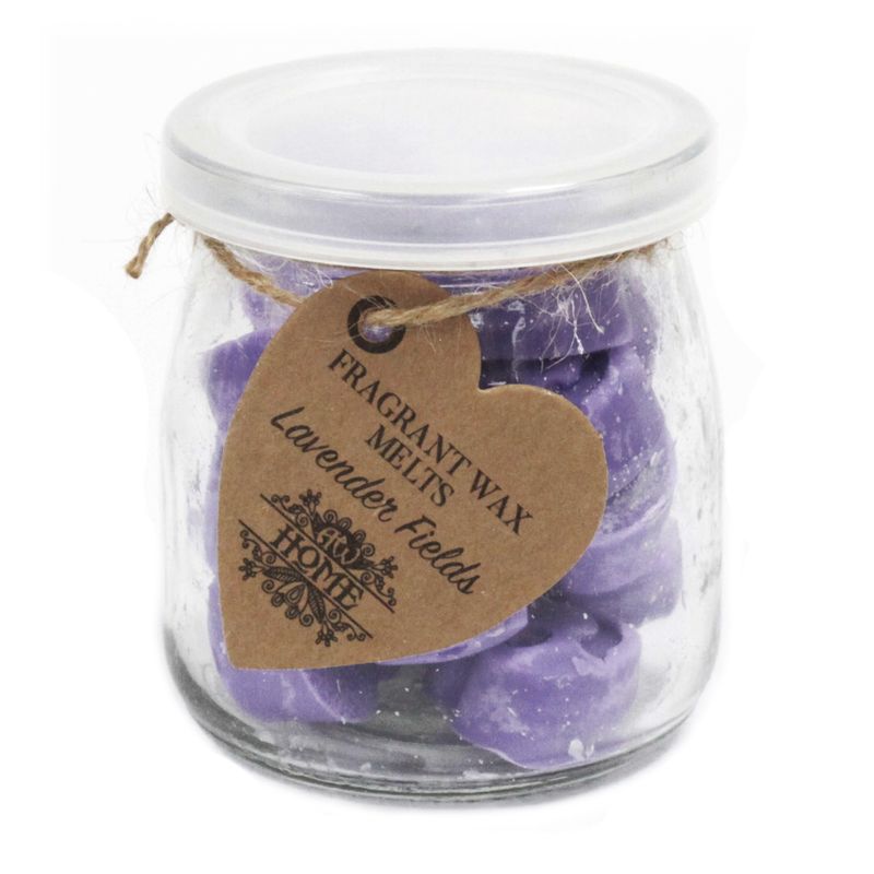 Bouteilles de cire de soja -Champs de lavande