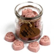 Bouteilles de cire de soja - pêche