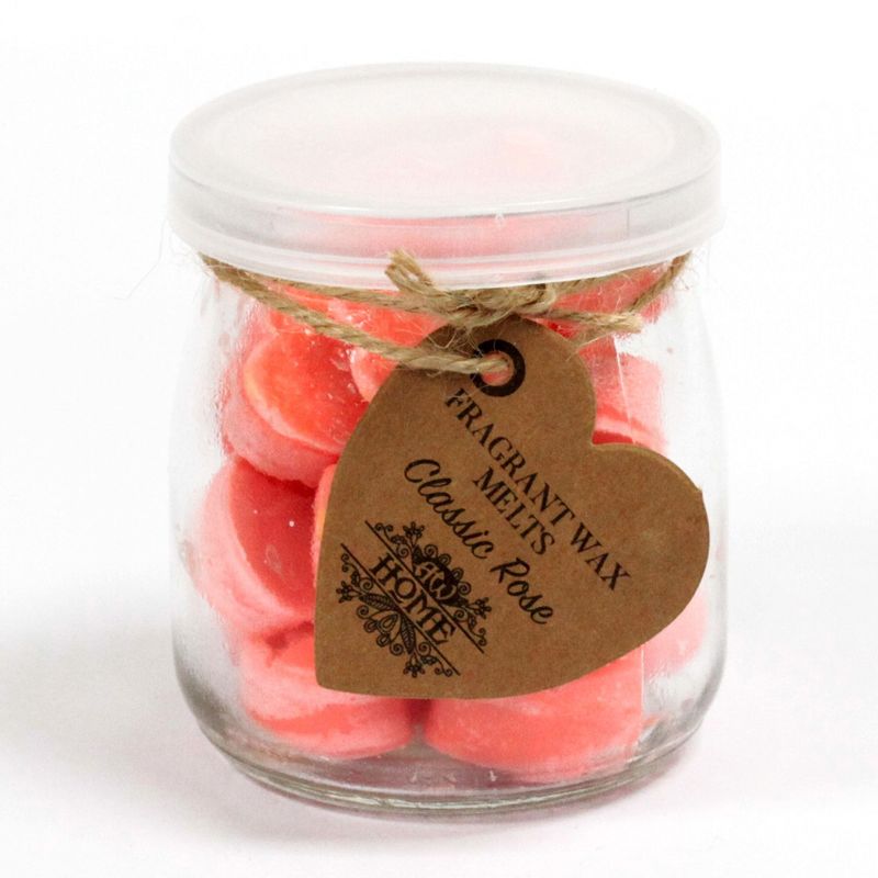 Bouteilles de cire de soja - rose