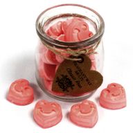 Bouteilles de cire de soja - rose