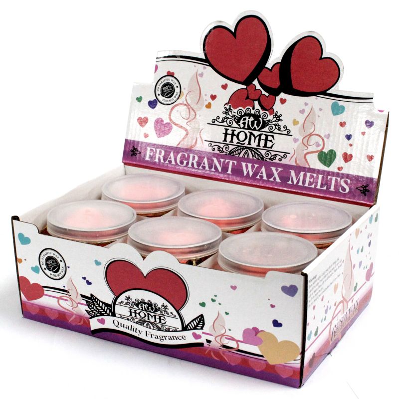 Bouteilles de cire de soja - rose