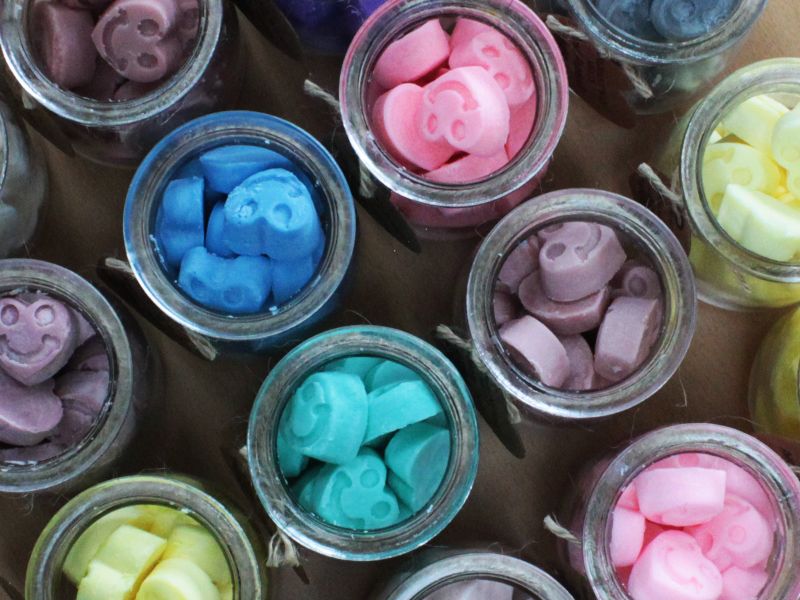 Bouteilles de cire de soja - Tubéreuse