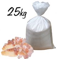 Sels de bain roses de l'Himalaya - morceaux