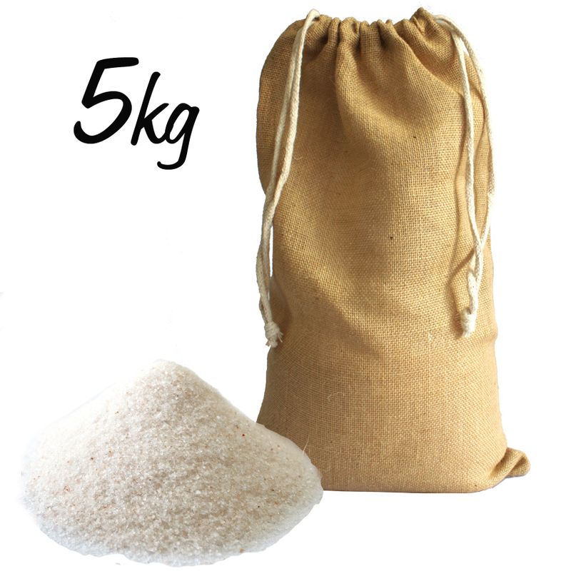 Sel de Bain de l'Himalaya Rose 5kg - Grain Fin