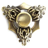 Fidget Spinner en Métal - Trois Dragons - Bronze
