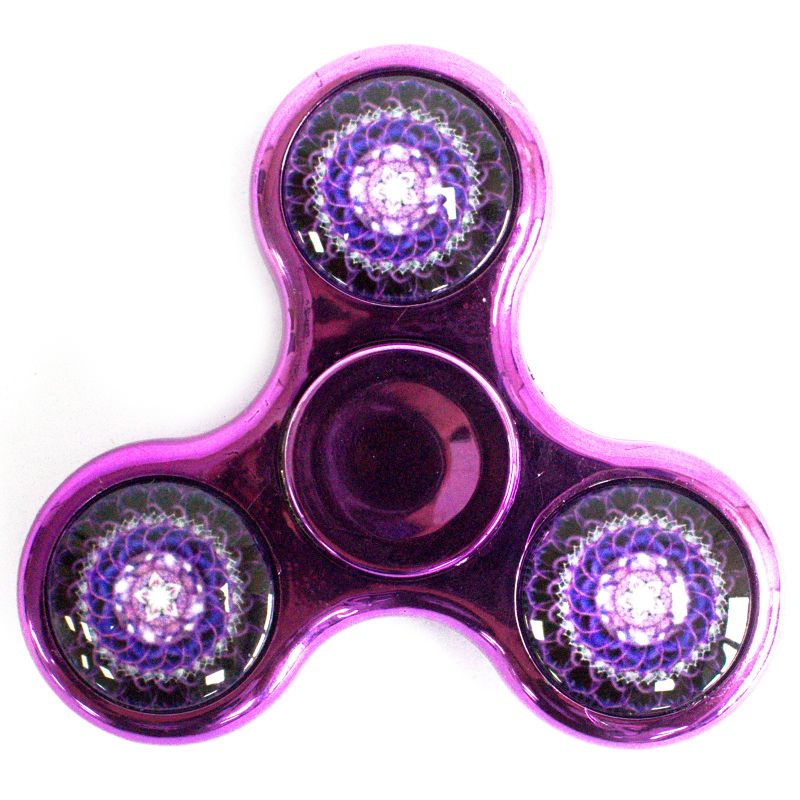 Fidget Spinner en métal – Violet & Roses