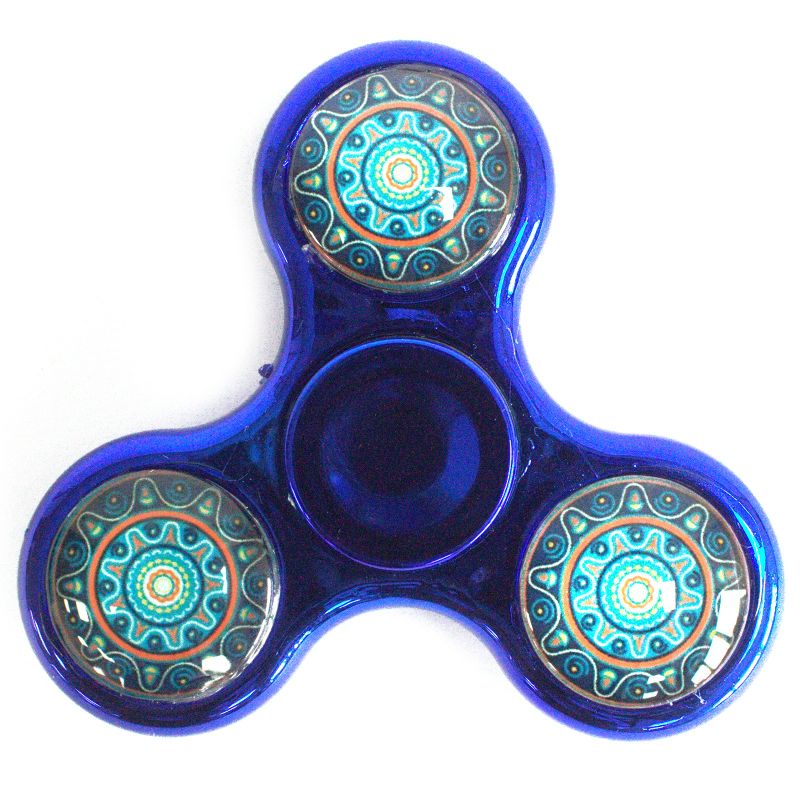 Fidget Spinner en métal – Violet & Roses