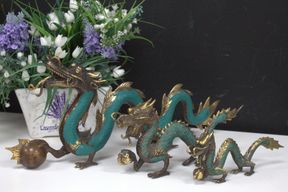 Fengshui - Grand Dragon avec Balle - 45cm