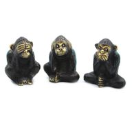 Lot de 3 - See No Evil etc - Singes