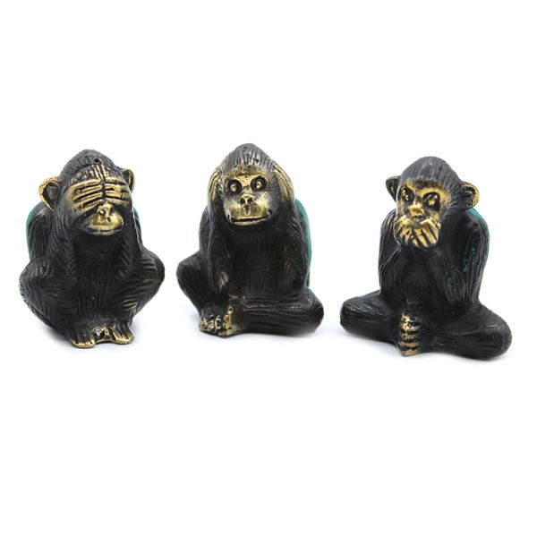 Lot de 3 - See No Evil etc - Singes