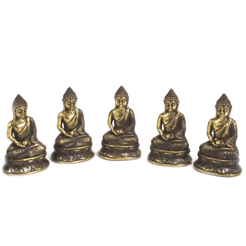 Minis Bouddhas Assis en Méditation