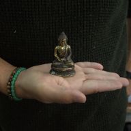 Minis Bouddhas Assis en Méditation