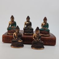 Minis Bouddhas Assis en Méditation