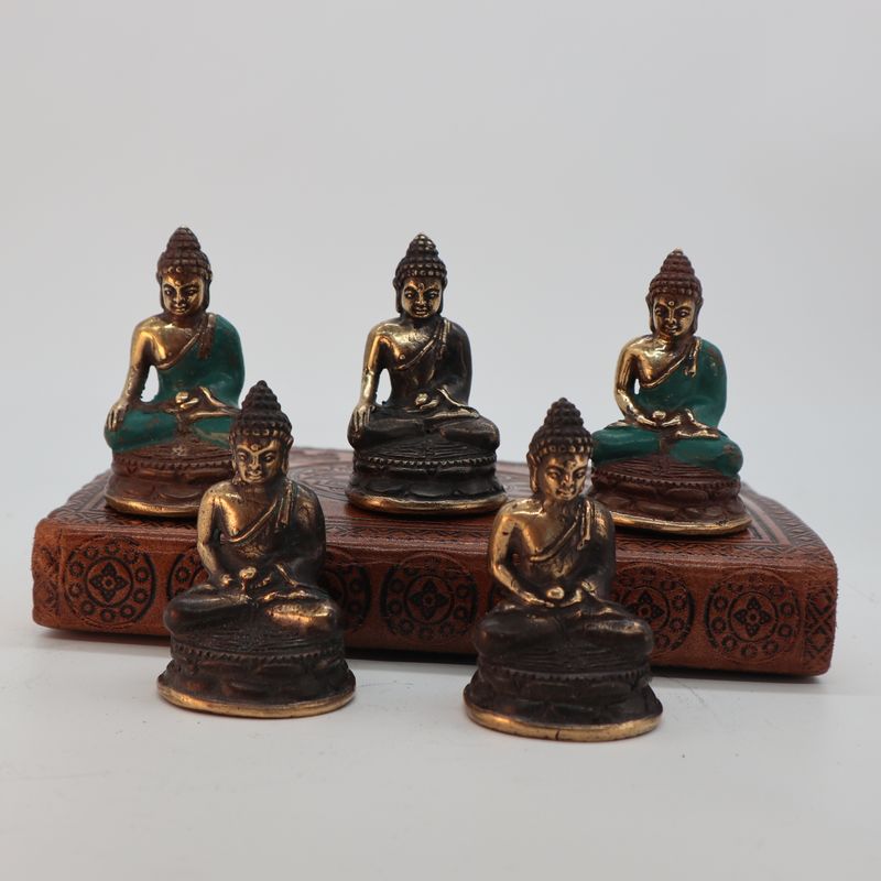 Minis Bouddhas Assis en Méditation