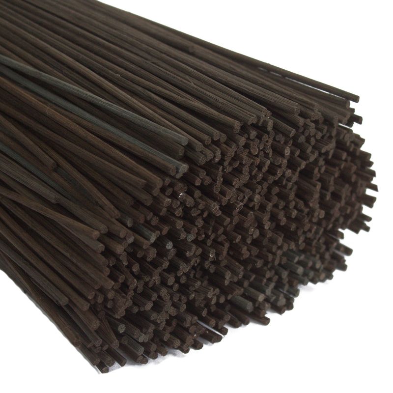 Tiges de Rotin Noires 500g - 25cm x 3mm