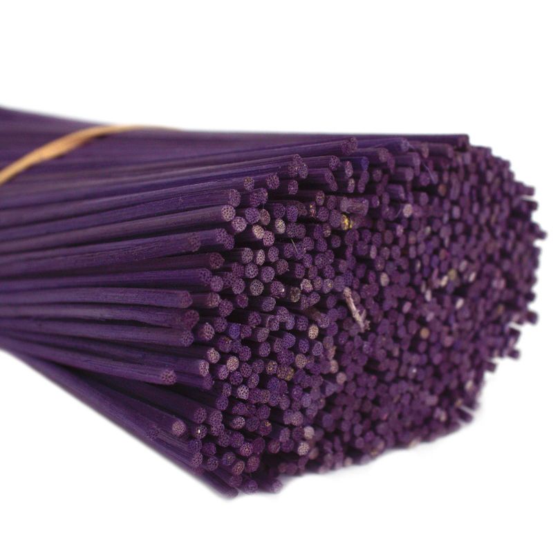 Tiges de Rotin Violettes 500g - 25cm x 3mm