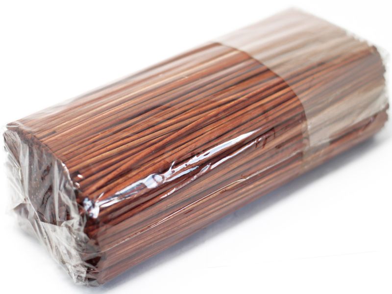 Tiges de Rotin Marron foncé 500g -25cm x 3mm
