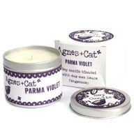 Bougie en Étain - Violette de Parme
