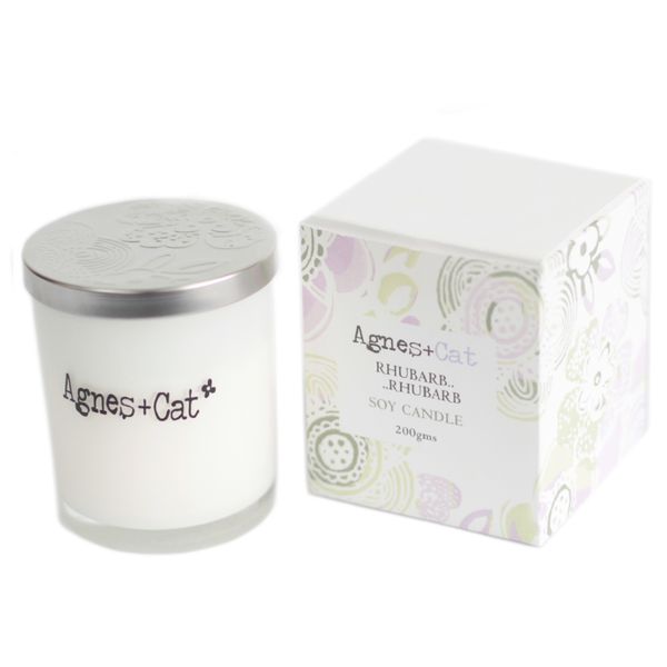 Bougie Votive - Rhubarbe Rhubarbe