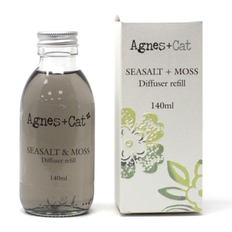 140ml Recharge Diffuseur à Roseaux - Sel de Mer et Mousse