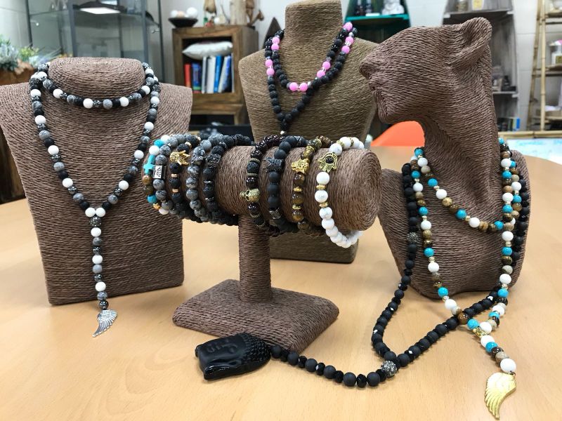 Collier Boho-Chic - Aile d'Ange / Mix de Perles