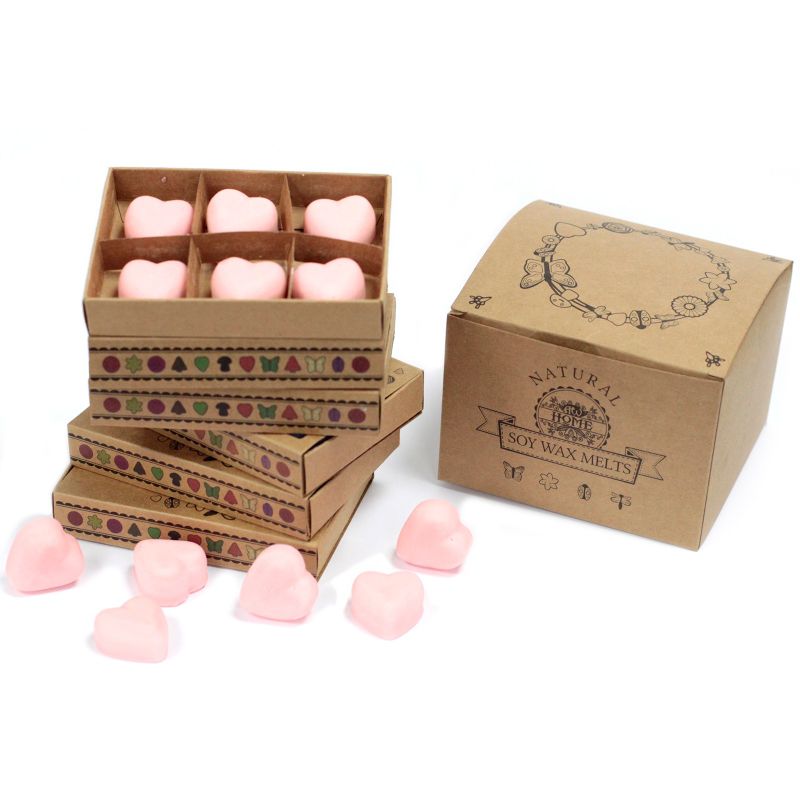 Boîte de 6 Fondants en Cire Soja -  Sang du Dragon