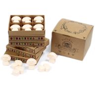 Boîte de 6 Fondants en Cire Soja - Vanille & Noix de muscade