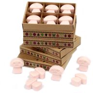 Boîte de 6 Fondants en Cire Soja -  Bois de Santal Foncé