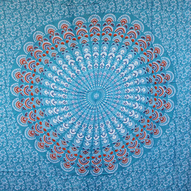 Paréos Mandala - Sarcelle Orange