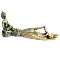 Bouddha Antique - Brûleur Encens Main