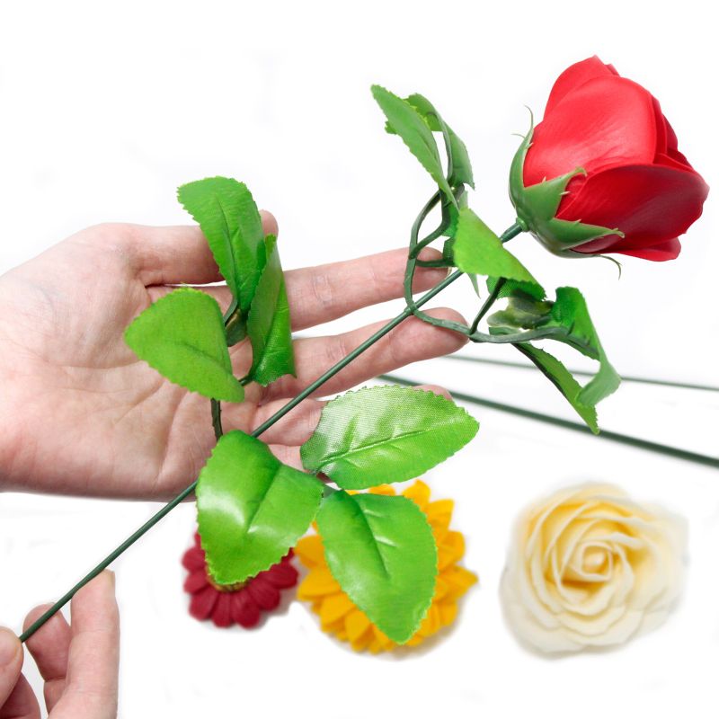 Fleurs de Savon pour Bouquet - Oeillets Crème