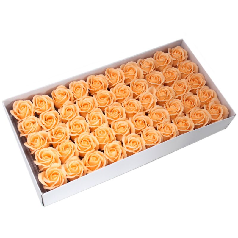 Roses de Savon  pour Bouquet -Medium/Pêche
