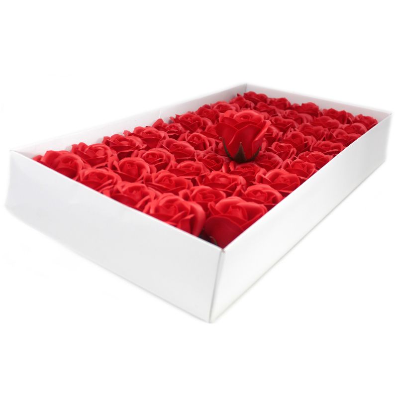 Roses de Savon  pour Bouquet- Medium/Rouges