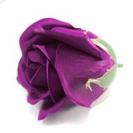 Roses de Savon  pour Bouquet- M/Aubergine